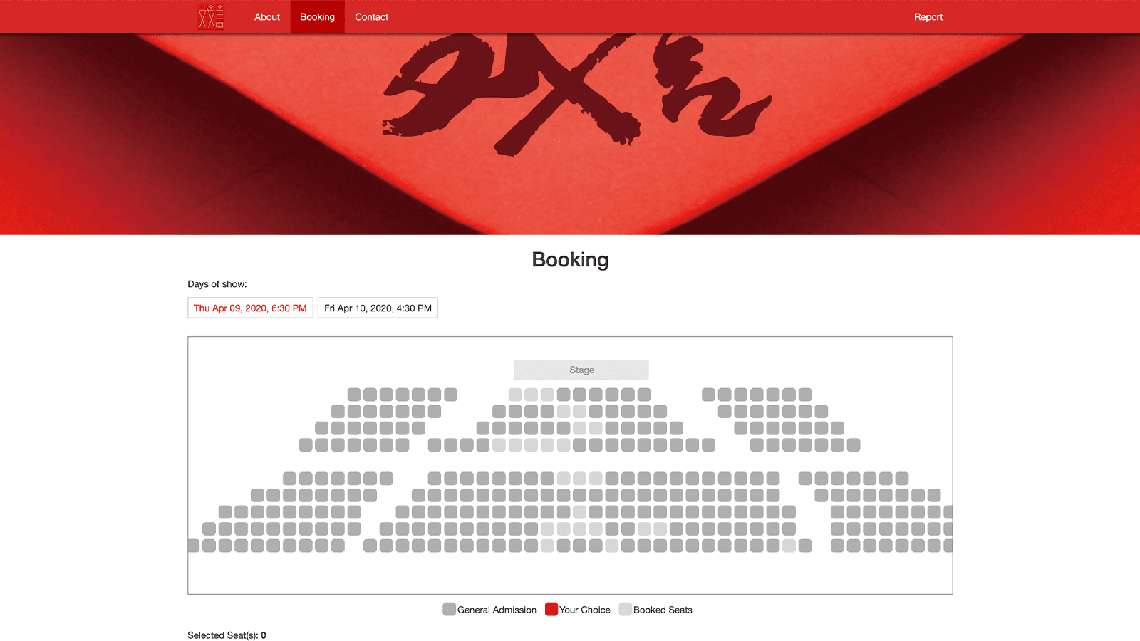 Theatre Booking Website